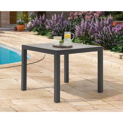 Oak&More Gardenia 90cm Dark Grey Garden Table