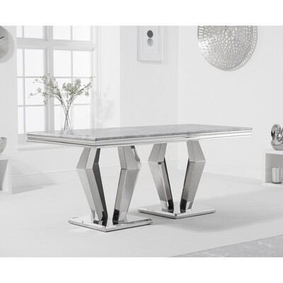 Oak&More Viscount 180cm Marble Dining Table