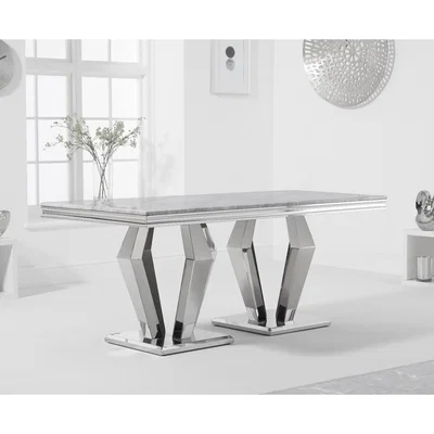Oak&More Viscount 180cm Marble Dining Table