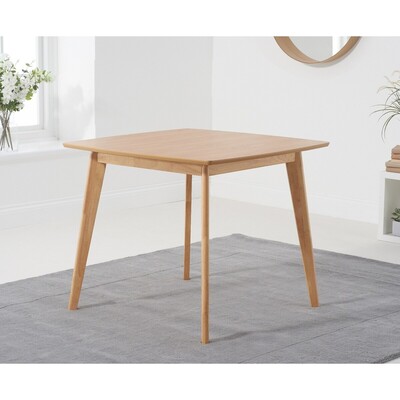 Oak&More Sacha Oak 90cm Square Dining Table