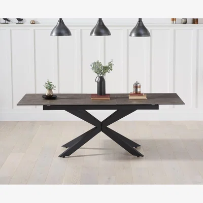 Oak&More Extending Boston 180cm Mink Ceramic Dining Table