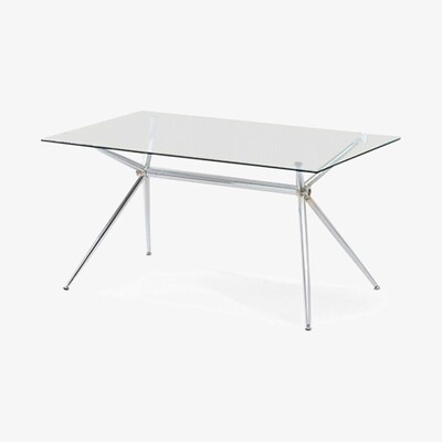 Oak&More Savelli 150cm Glass Dining Table