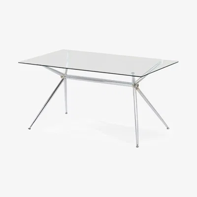 Oak&More Savelli 150cm Glass Dining Table