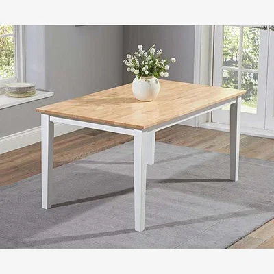 Oak&More Ex-display Chiltern 150cm White and Oak Dining Table