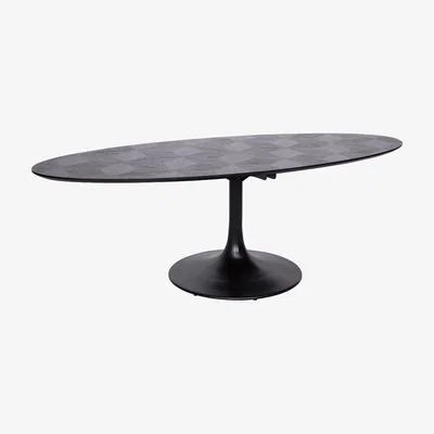Olivia's Richmond Blax Oval Dining Table