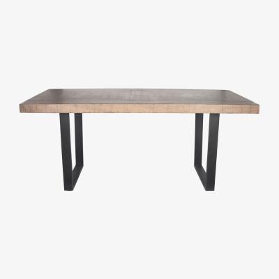 Olivia's Olivia's Lola Iron Rectangular Dining Table in Pahoja Mnago Wood K/D