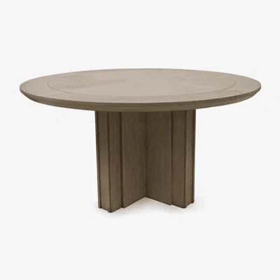 Olivia's Mindy Brownes Tambour Round Dining Table