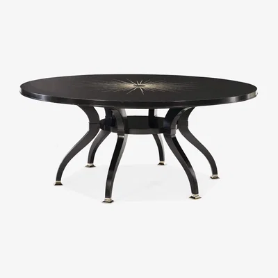 Olivia's Caracole Classic Total Eclipse Small Round Dining Table