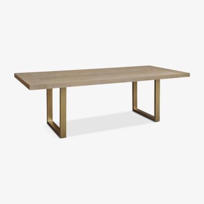Olivia's Berkeley Designs Valencia Dining Table Natural Grey Oak