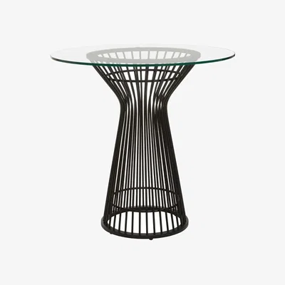 Olivia's Olivia's Vogue Round Matte Black Dining Table