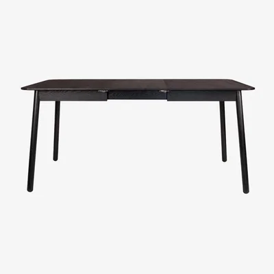 Olivia's Zuiver Glimps 6 Seater Dining Table Black / Black / Small