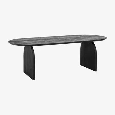 Olivia's Richmond Interiors Hudson Dining Table in Black / 235cm