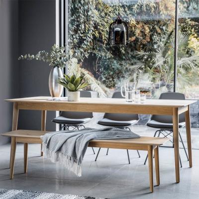 Olivia's Gallery Interiors Milano 6-8 Seater Extending Oak Scandi Dining Table | Outlet