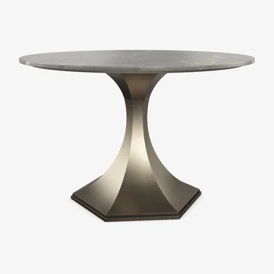 Olivia's Caracole Classic Classic Brass Dining Table