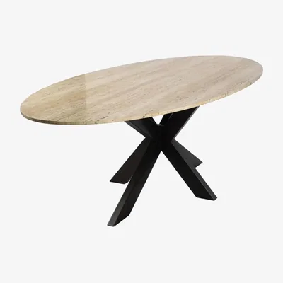 Olivia's Richmond Interiors Avalon 6 Seater Oval Dining Table in Bronze
