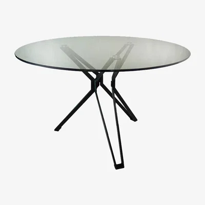 Olivia's Olivia's Ollie 2 Seater Metal & Glass Dining Table
