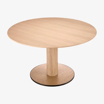 Olivia's Eichholtz Astro Dining Table in Natural Oak & Veneer Bronze Finish