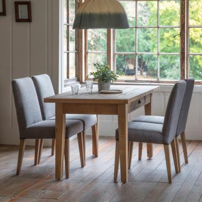Olivia's Gallery Interiors Elveden 6 Seater Brown Rectangular Dining Table