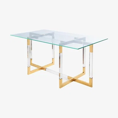 Olivia's Liang & Eimil Rothko Dining Table Polished Brass