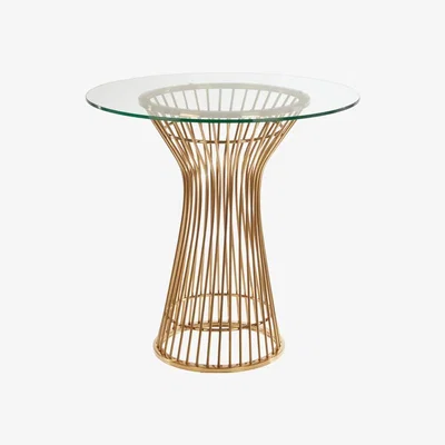 Olivia's Olivia's Vogue Dining Table Gold / Gold