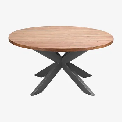 Olivia's Hill Interiors Live Edge Collection Large Round Dining Table