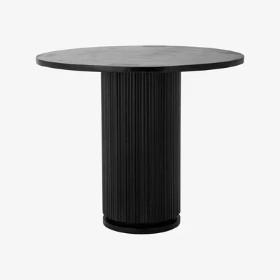 Olivia's Bloomingville Porto Dining Table in Black Mango Wood