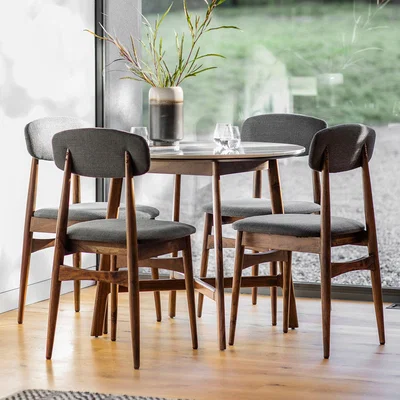 Olivia's Gallery Direct Barcelona Marble Round Dining Table | Outlet