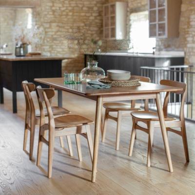 Olivia's Garden Trading Longcot Dining Table in Oak