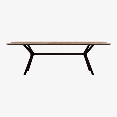 Olivia's DTP Home Metropole Rectangular Dining Table in Recycled Teakwood Finish / Medium