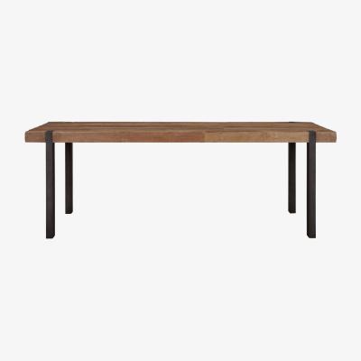 Olivia's DTP Home Beam Dining Table with Recycled Teakwood Finish Top / Extra Large
