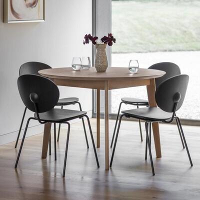 Olivia's Gallery Direct Forden Round Dining Table Grey