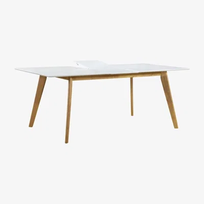 Out & Out Original York - White Extendable Dining Table - 160cm