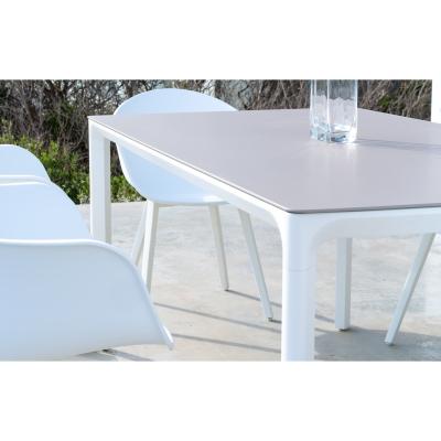 Out & Out Original Milan Dining Table Shell White