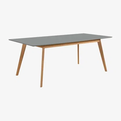 Out & Out Original York - Grey Extendable Dining Table - 160cm