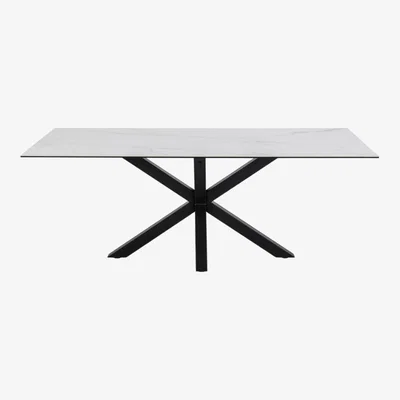 Downtown Actona Heaven Dining Table - White Ceramic