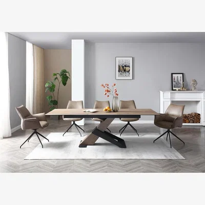 Downtown Triton Dining Table In DarkBrown