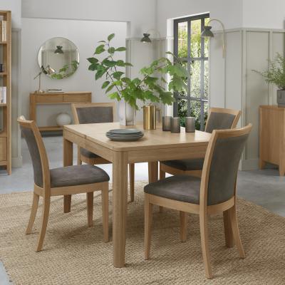 Downtown Jasper Oak 4-6 Extending Dining Table