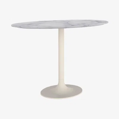 Downtown HND Genoa Oval Dining Table - 140cm x 80cm - C2