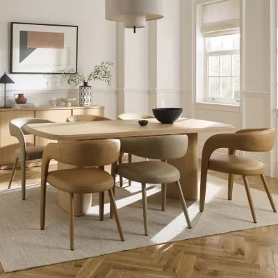 Downtown Louisiana 6-8 Seater Dining Table - Oak