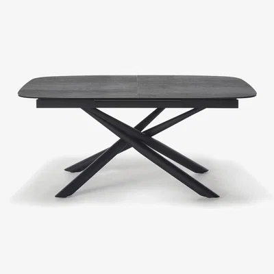 Downtown Helena Extending 179-238cm Ceramic Dining Table - Stone
