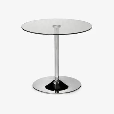 Downtown Julian Bowen Kudos Glass Pedestal Table