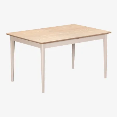 Downtown Caldecott Extending Dining Table 140-180cm - Light Oak/Stone Grey