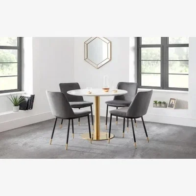 Downtown Julian Bowen Palermo Round Pedestal Table