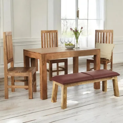 OAT Home Tibradden Wooden 120cm Dining Table