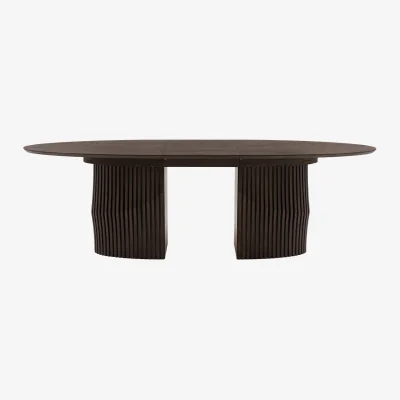 Perch and Parrow Amos Oval Extending Dining Table