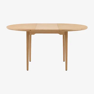 Perch and Parrow Sylva Round Extendable Dining Table