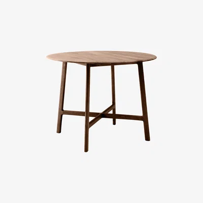 Perch and Parrow Menorca Walnut Round Dining Table