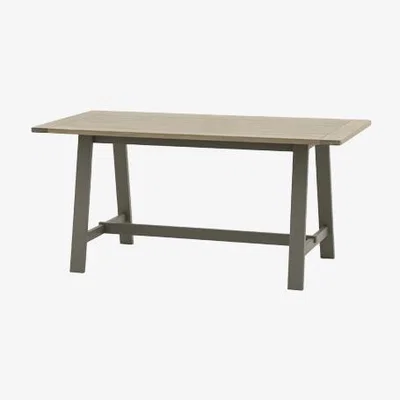 Perch and Parrow Harvest Trestle Dining Table in Prairie Large