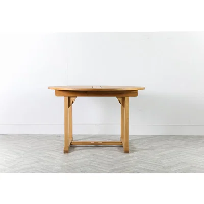 Perch and Parrow Jerry Wooden Outdoor Extending Dining Table