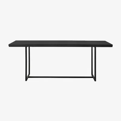 Perch and Parrow Travis Dining Table in Black